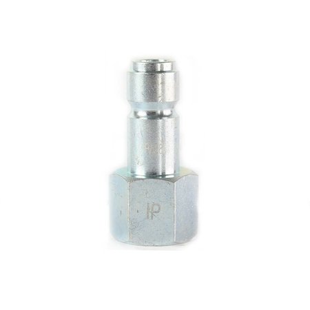 INTERSTATE PNEUMATICS 1/2 Inch Auto Coupler Plug x 1/2 Inch Female NPT (Silver Color), PK 6 CPA880Z-D6